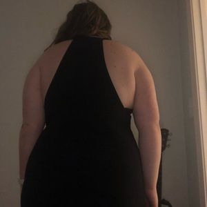 gilligan & omalley black maxi dress